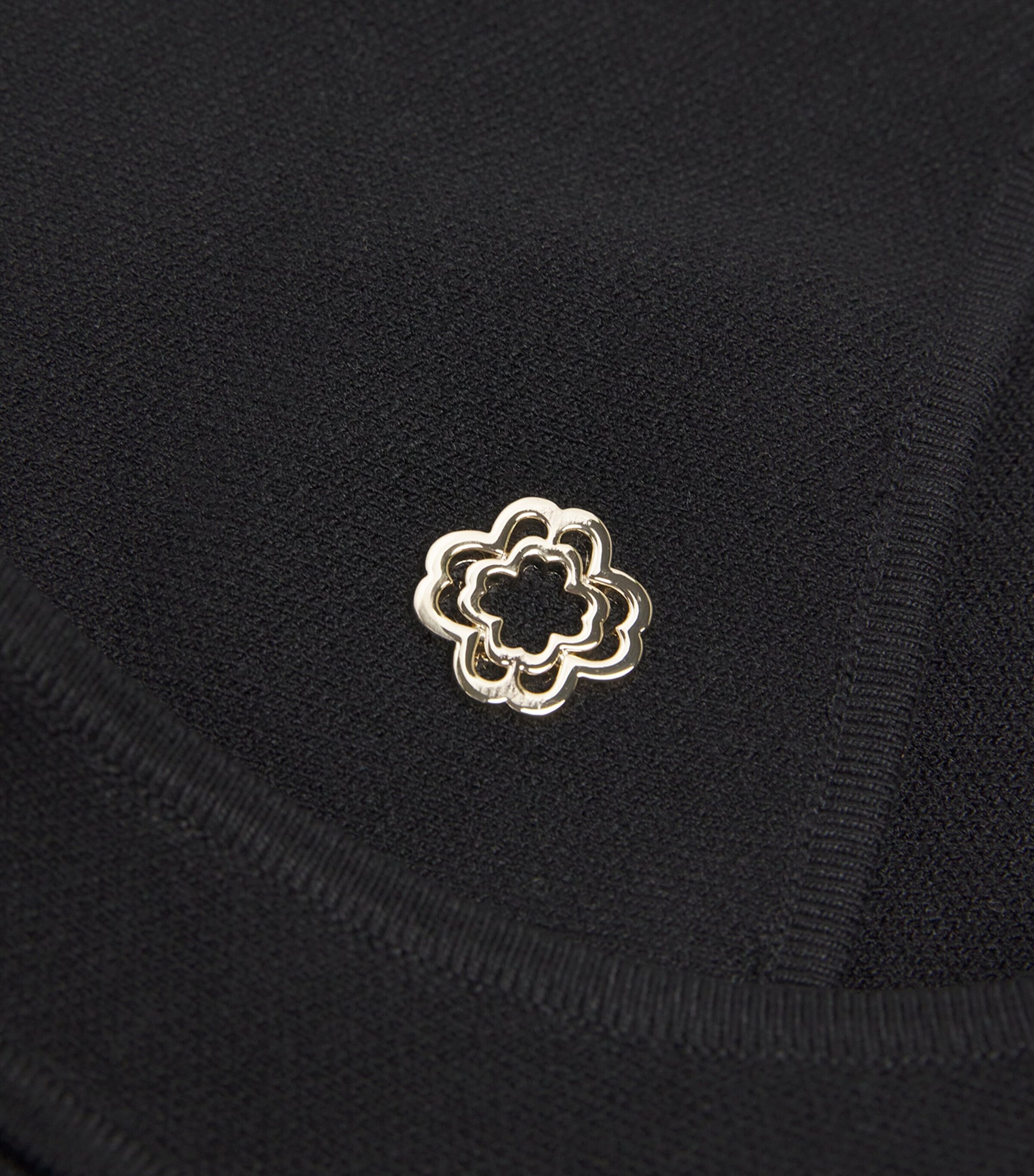 Black Knitted Tank Top