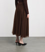 Fabiana Filippi Brown Tulle Maxi Skirt