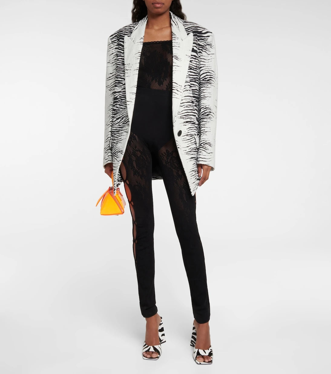 The Attico - Lace leggings