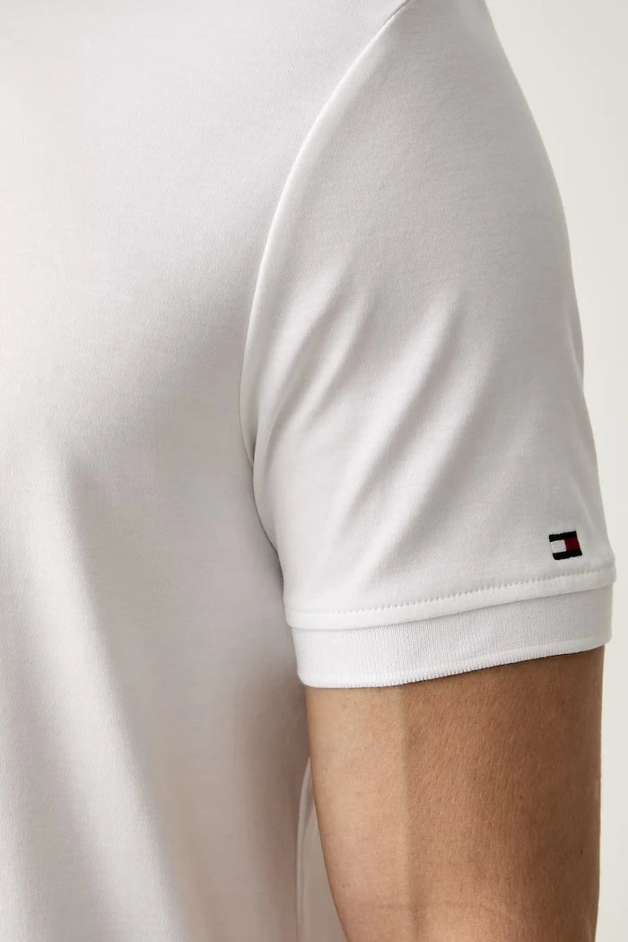 Tommy Hilfiger erkek pamuklu yakalı tişört