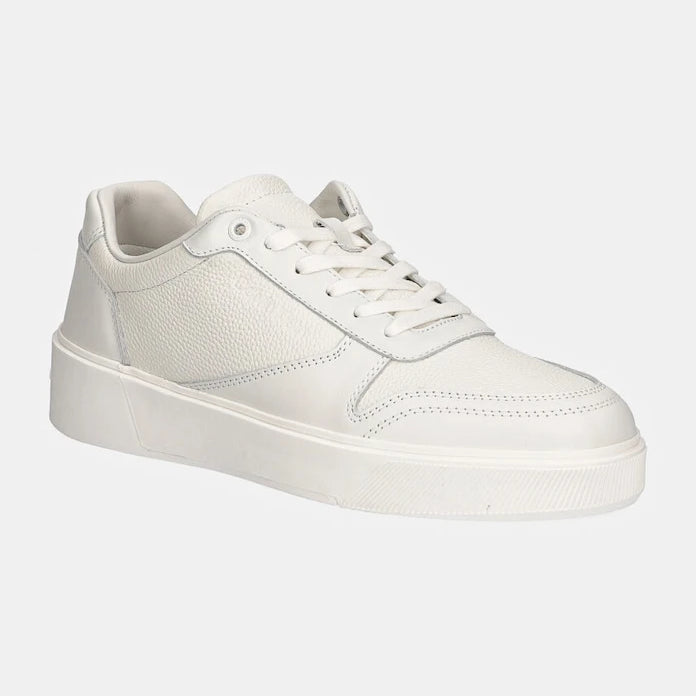 Кожени маратонки Calvin Klein LOW TOP LACE UP BSKT LTH