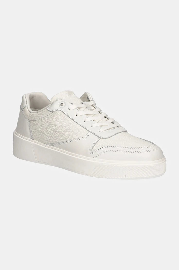 Кожени маратонки Calvin Klein LOW TOP LACE UP BSKT LTH