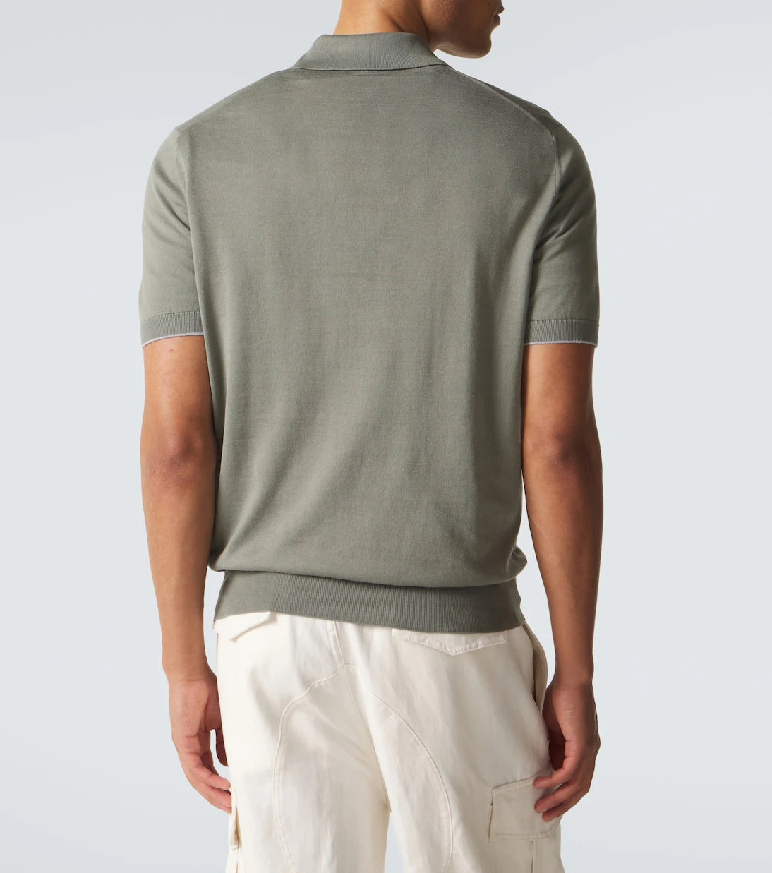 Brunello Cucinelli - Logo cotton piqué polo shirt