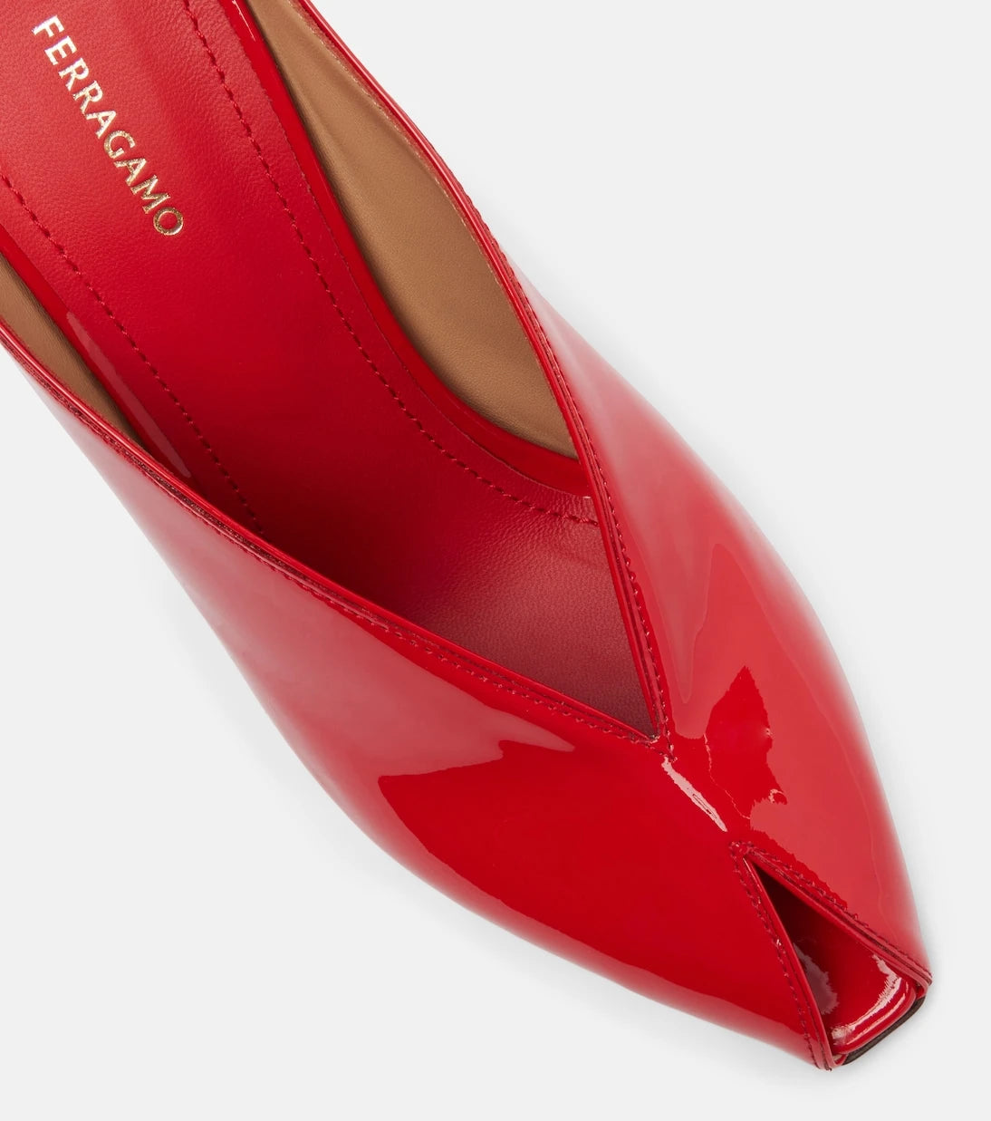 Ferragamo - Alicia leather mules