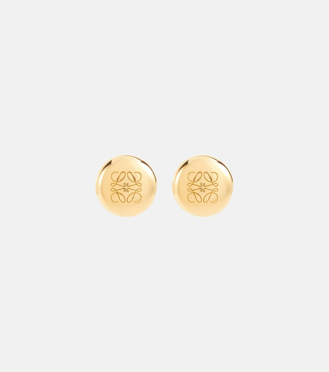 Loewe - Anagram Pebble sterling silver earrings