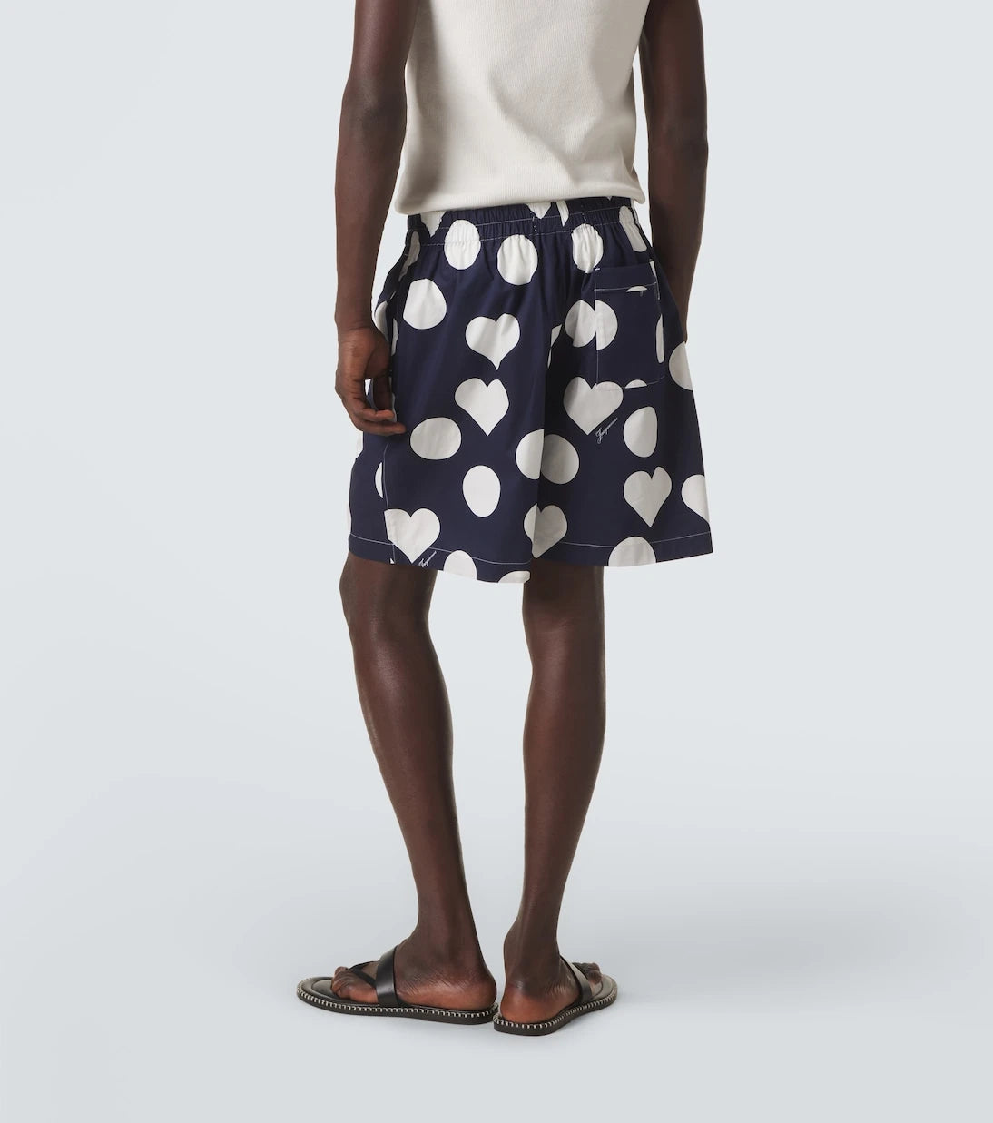Jacquemus - Caleçon polka-dot cotton poplin shorts