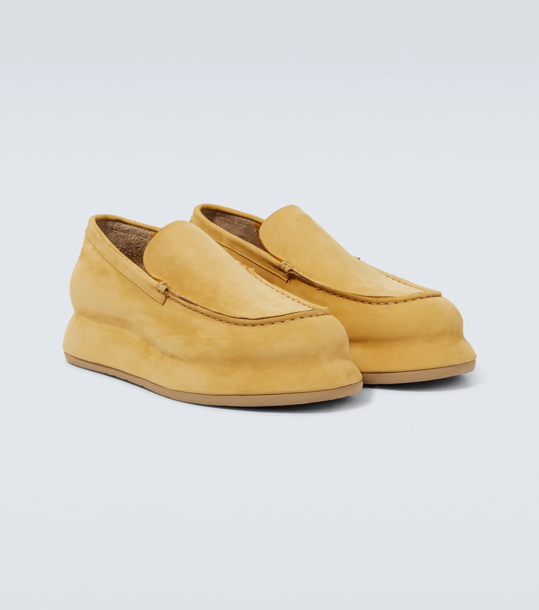 Jacquemus - Les Mocasins Bricciola suede platform loafers