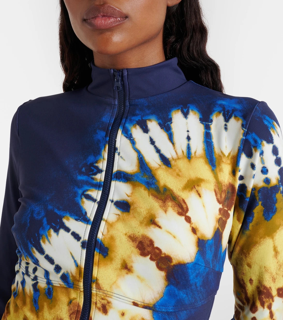 Alémais - Martine draped printed rashguard top