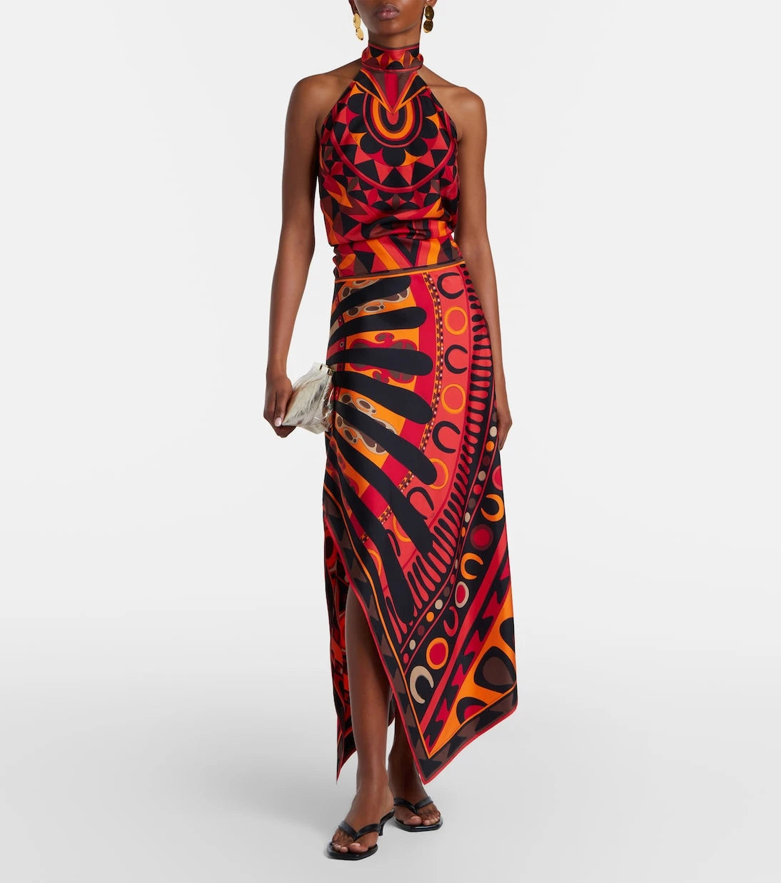 Pucci - Manuba silk twill top