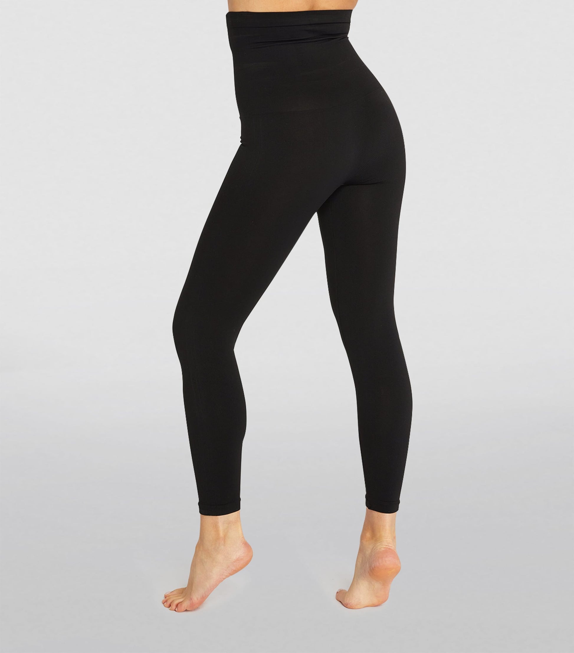 SPANX Black High-Waist Seamless Leggings