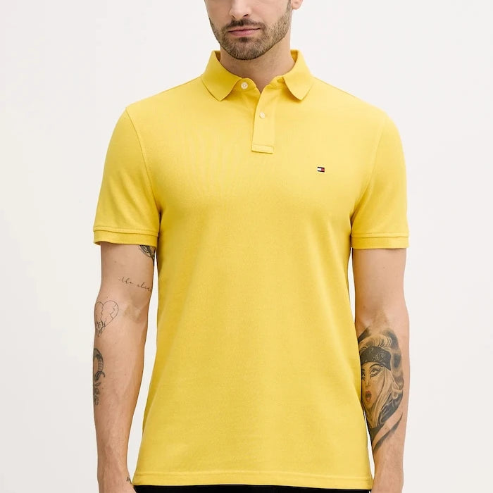 Tommy Hilfiger erkek pamuk elastan polo yaka tişört