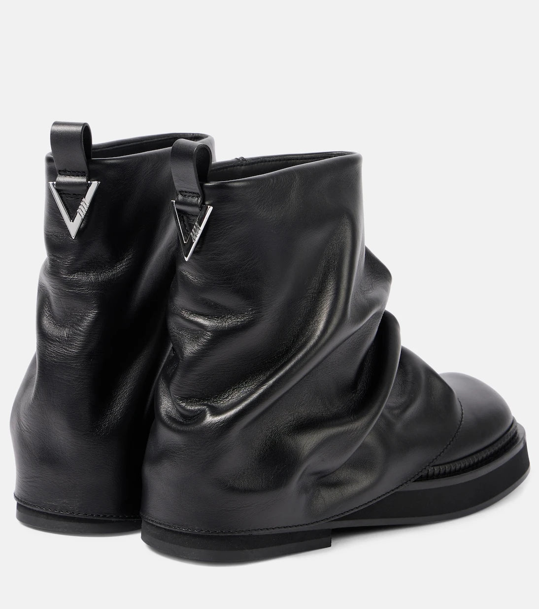 The Attico - Robin leather ankle boots