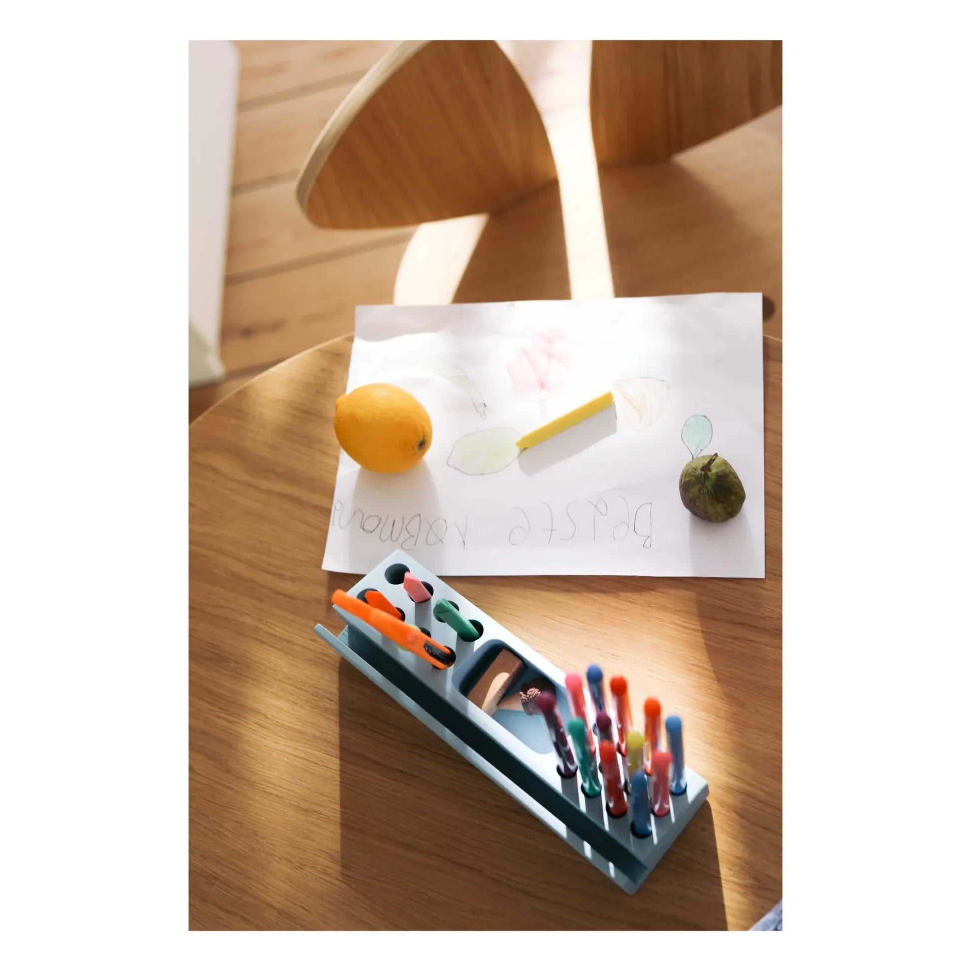 Nofred - Ash Wood Pencil Holder | Light blue