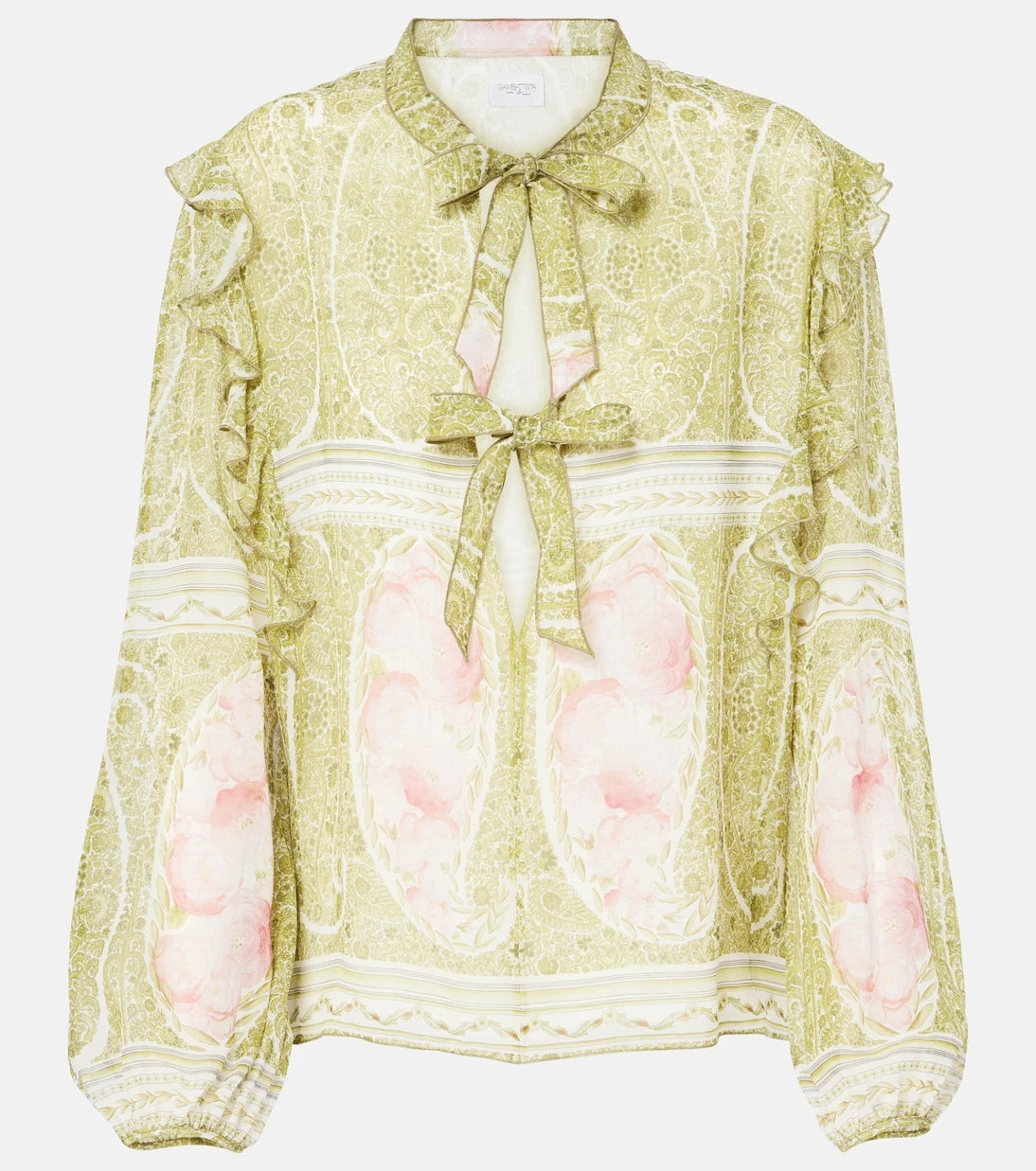Giambattista Valli - Printed silk georgette blouse