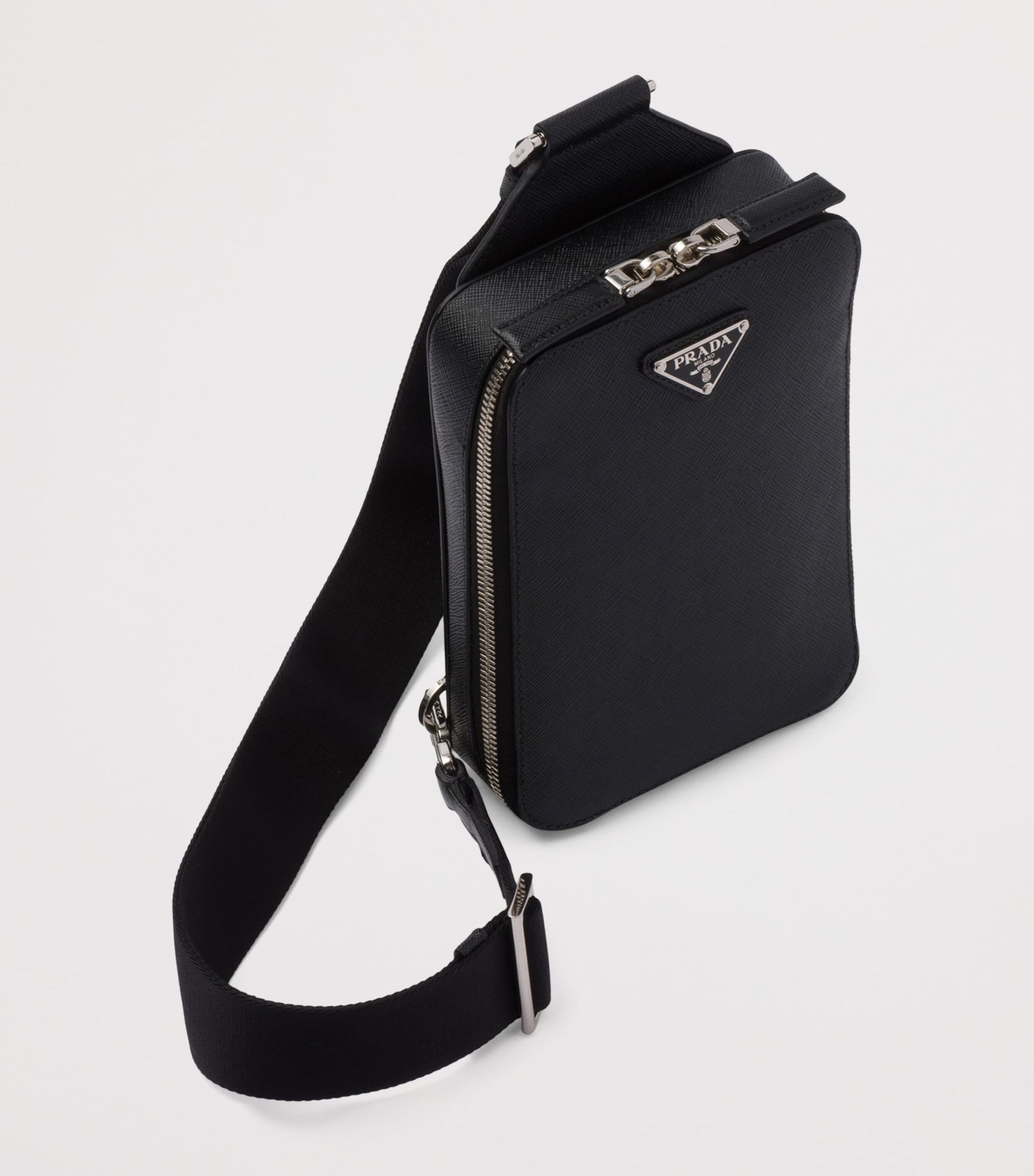 Prada Saffiano Leather Brique Cross-Body Bag