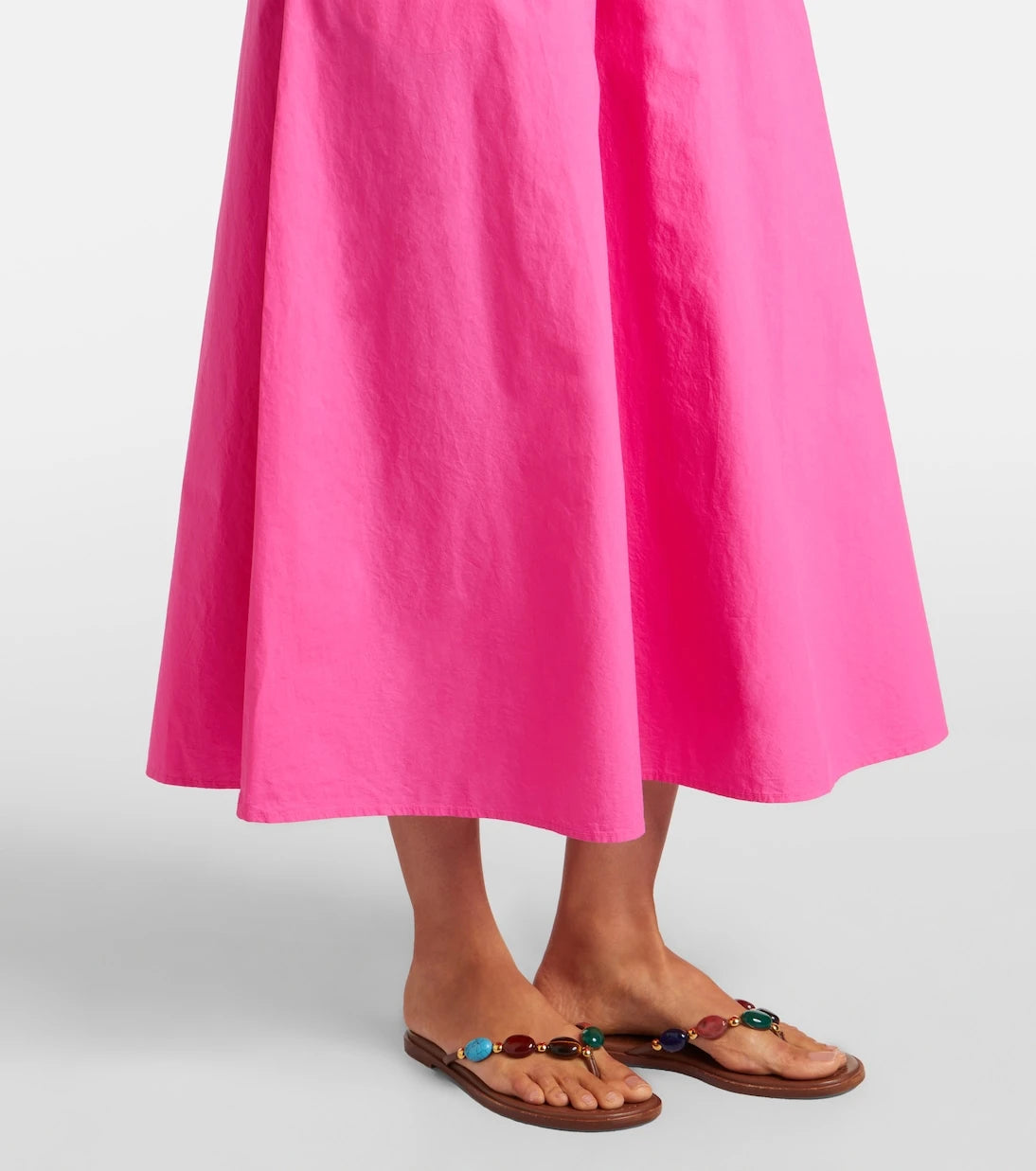 Velvet - Romilly cotton-blend midi dress
