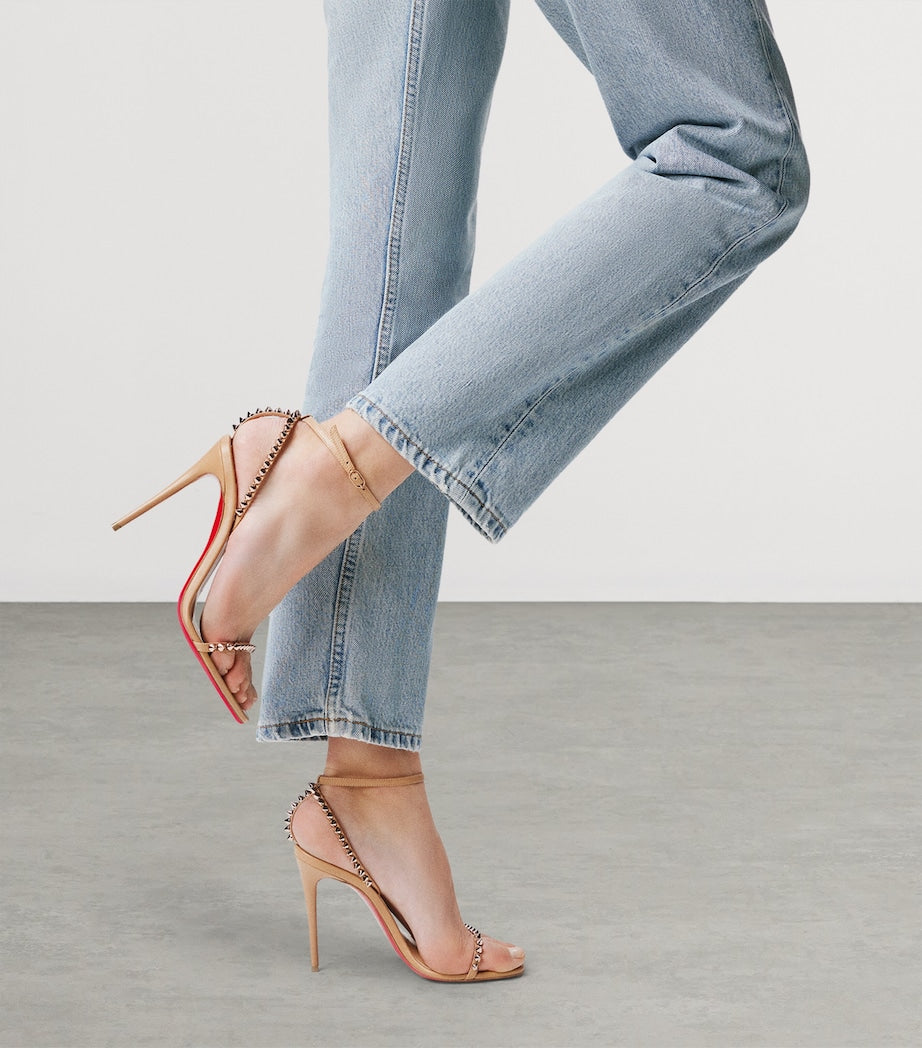 Christian Louboutin Nude So Me Leather Heeled Sandals 100