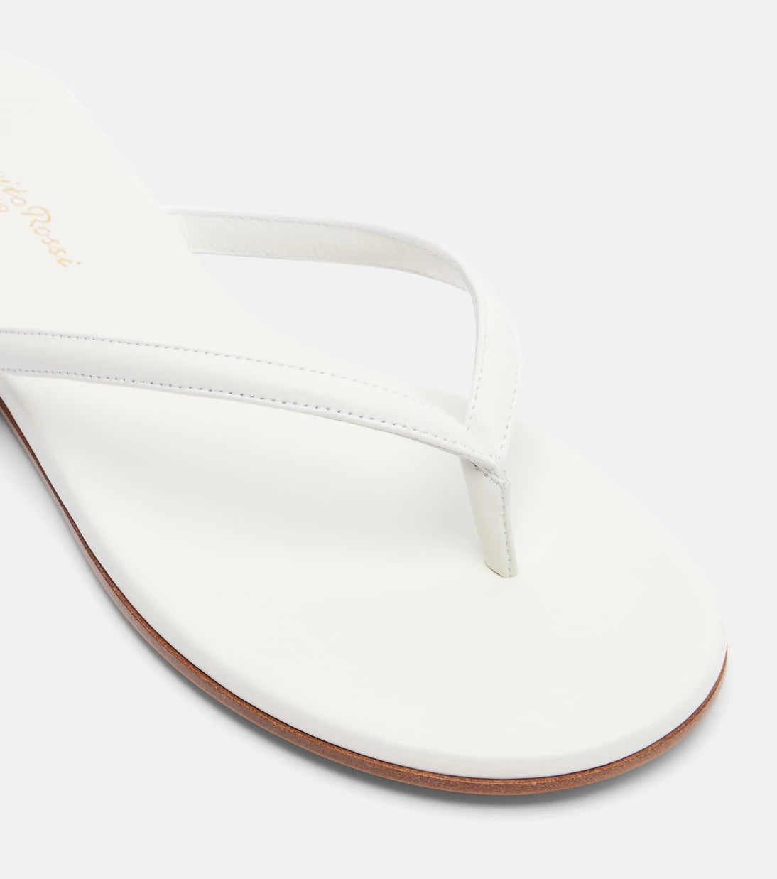 Gianvito Rossi - Leather thong sandals