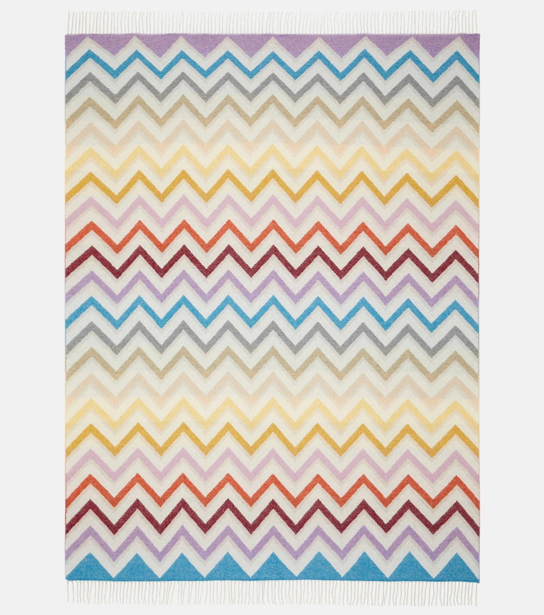 Missoni - بطانية صوف بنقشة الزيكزاك Watamu