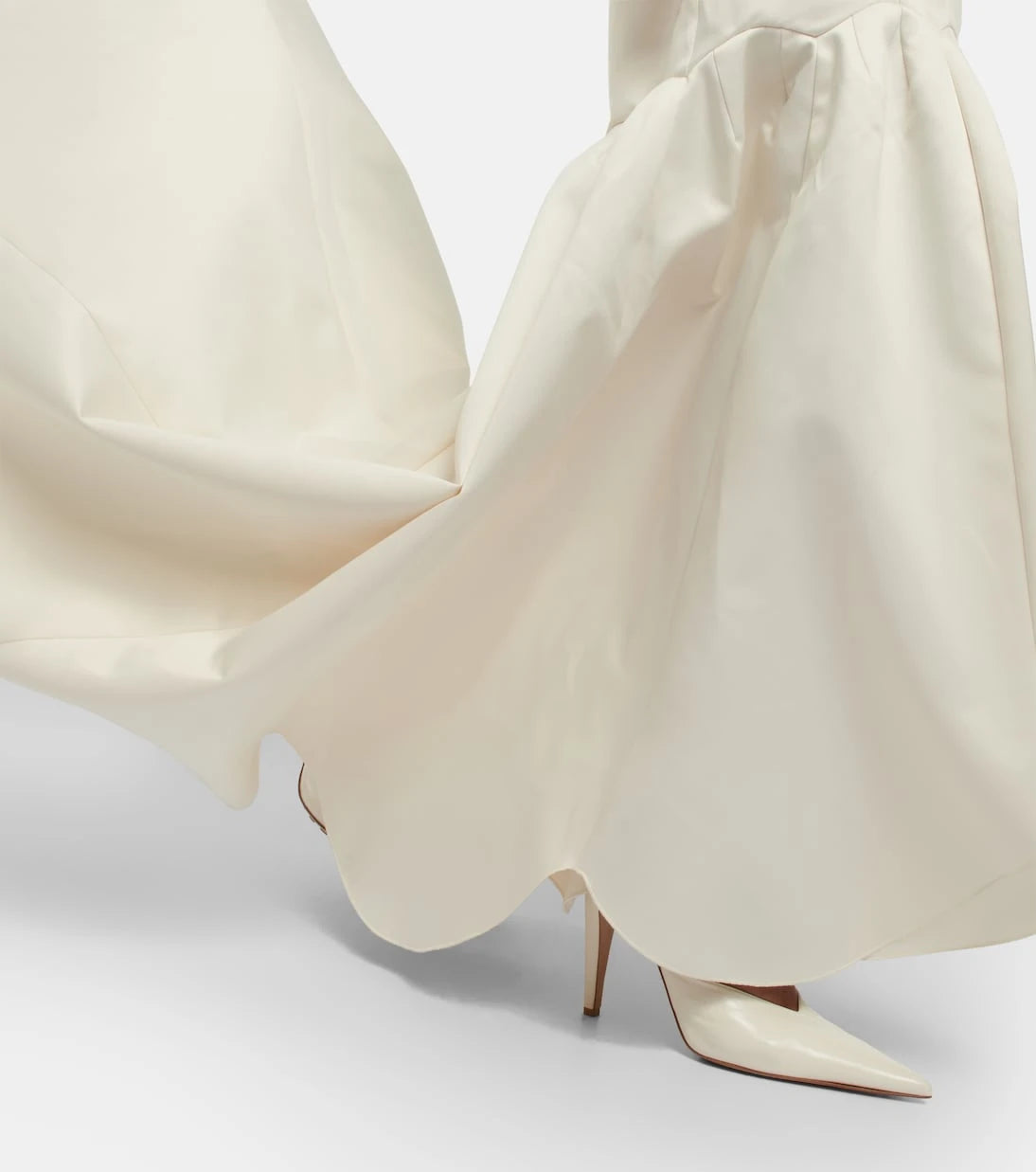 Rotate - Bridal strapless twill gown