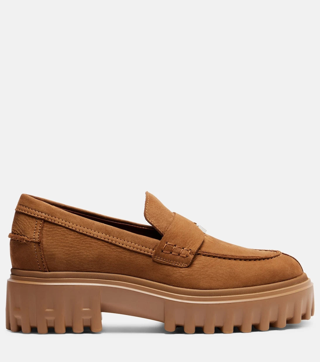 Hogan - H700 leather platform loafers