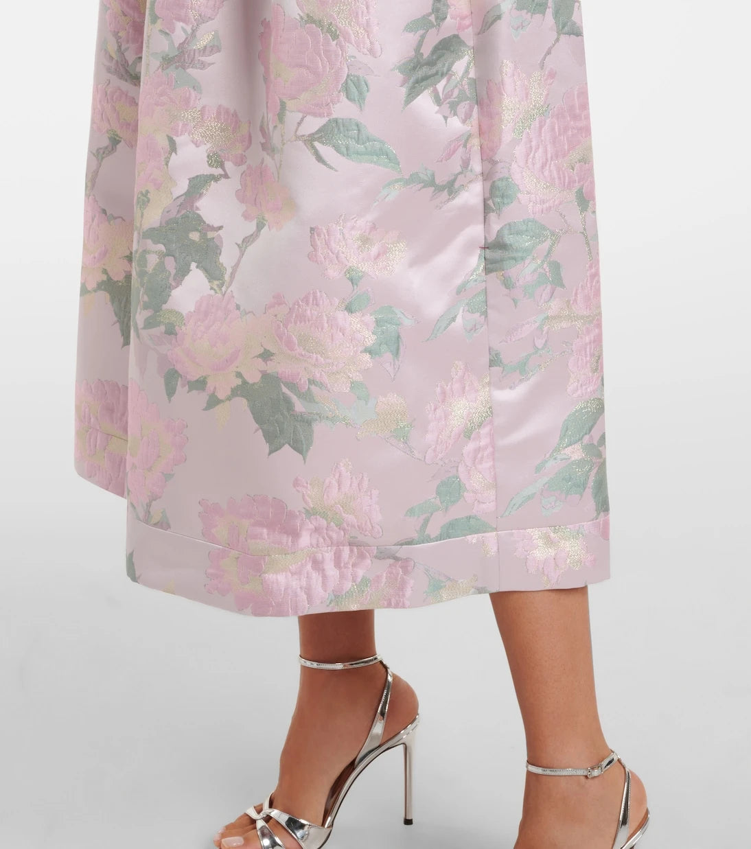 Markarian - Apple floral brocade corset dress