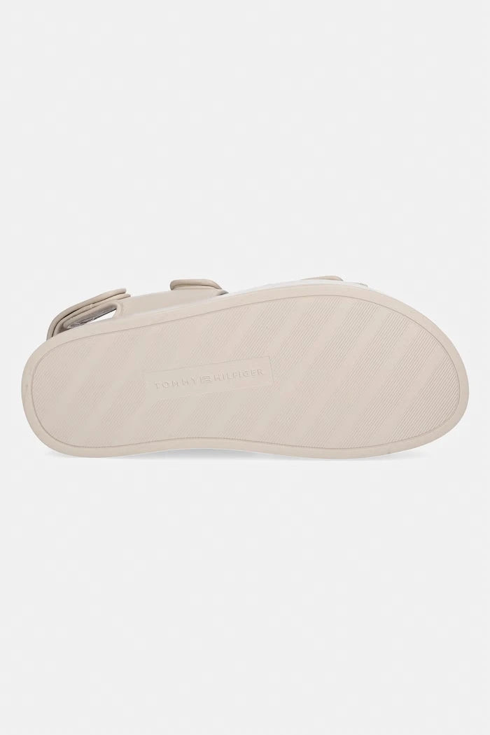 Tommy Hilfiger Kadın Platform Deri Sandalet LEATHER SPORTY PLATFORM SANDAL