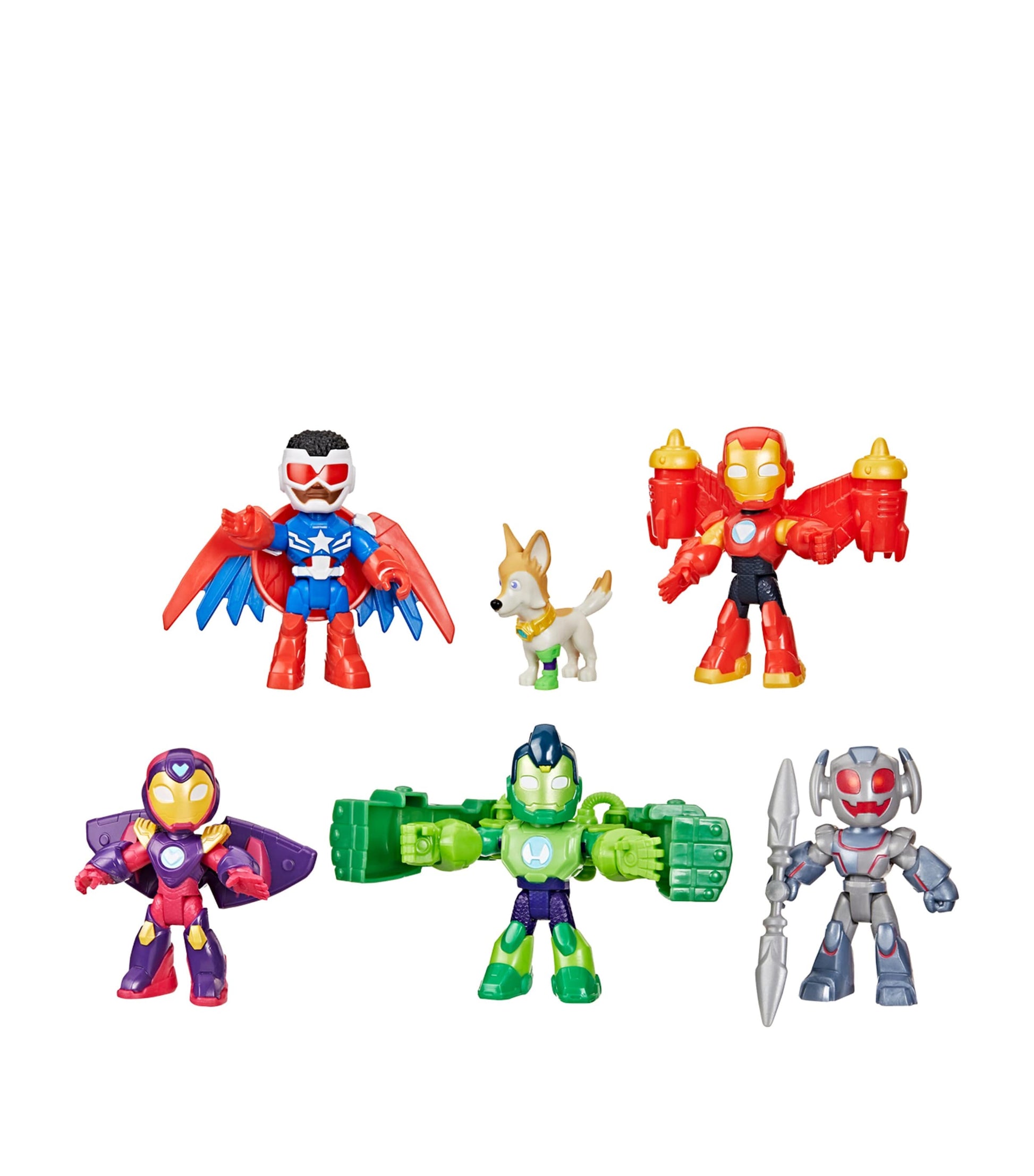 Marvel Iron Man and Armored-Up Avengers Figurine Set