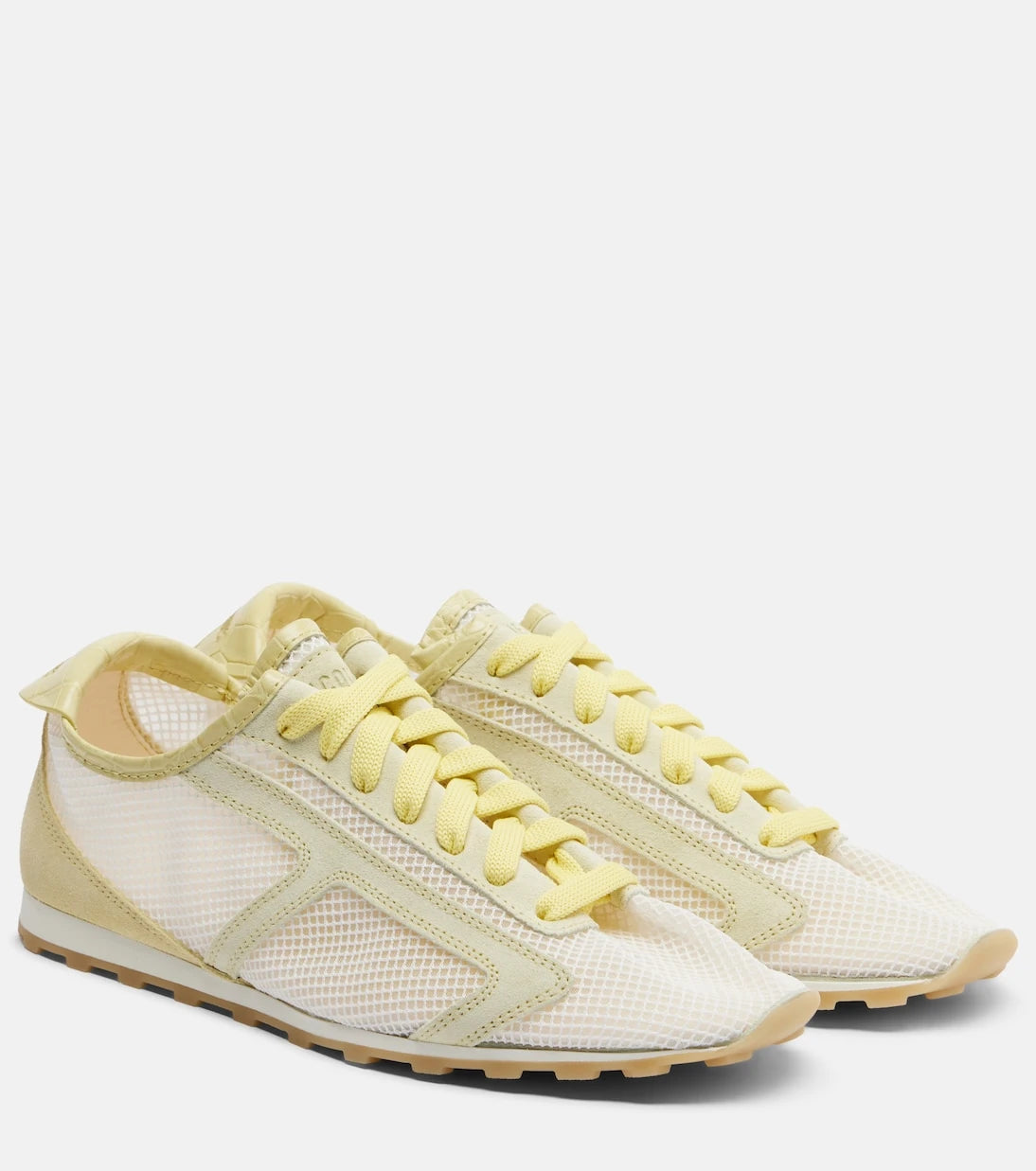 Jacquemus - Tennis leather-trimmed sneakers