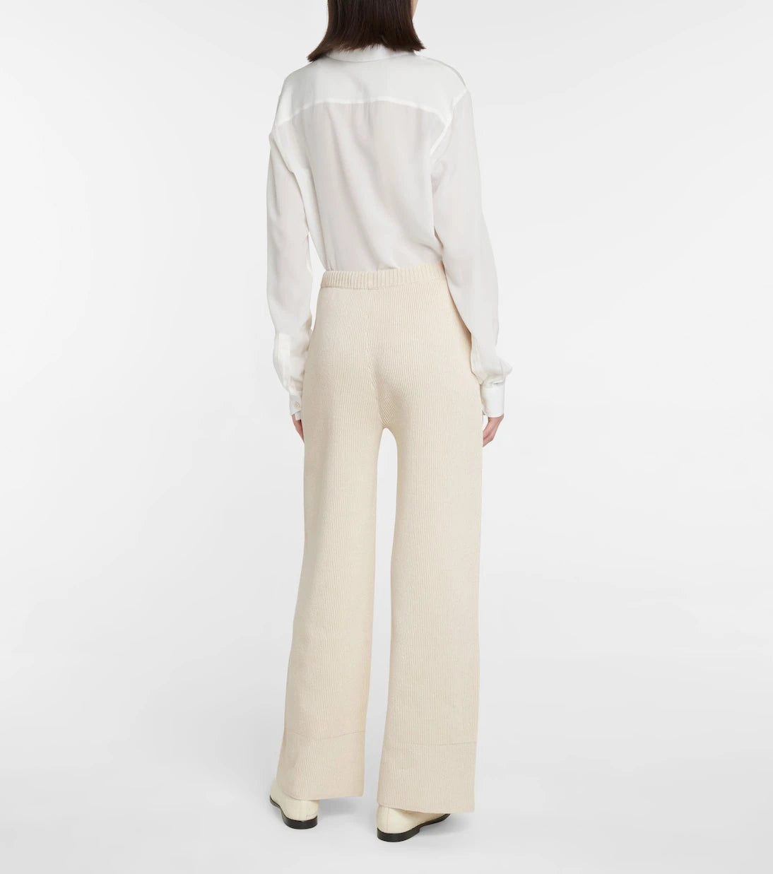 Joseph - Crispy wide-leg cotton-blend pants