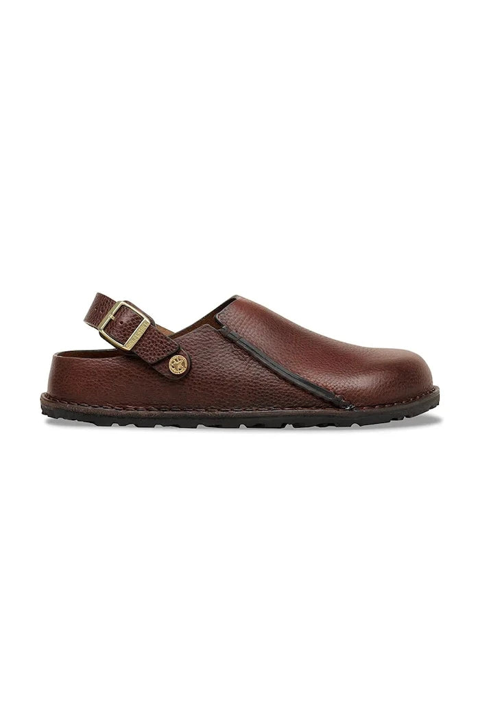 Birkenstock чехли сабо мъжки от кожа Lutry