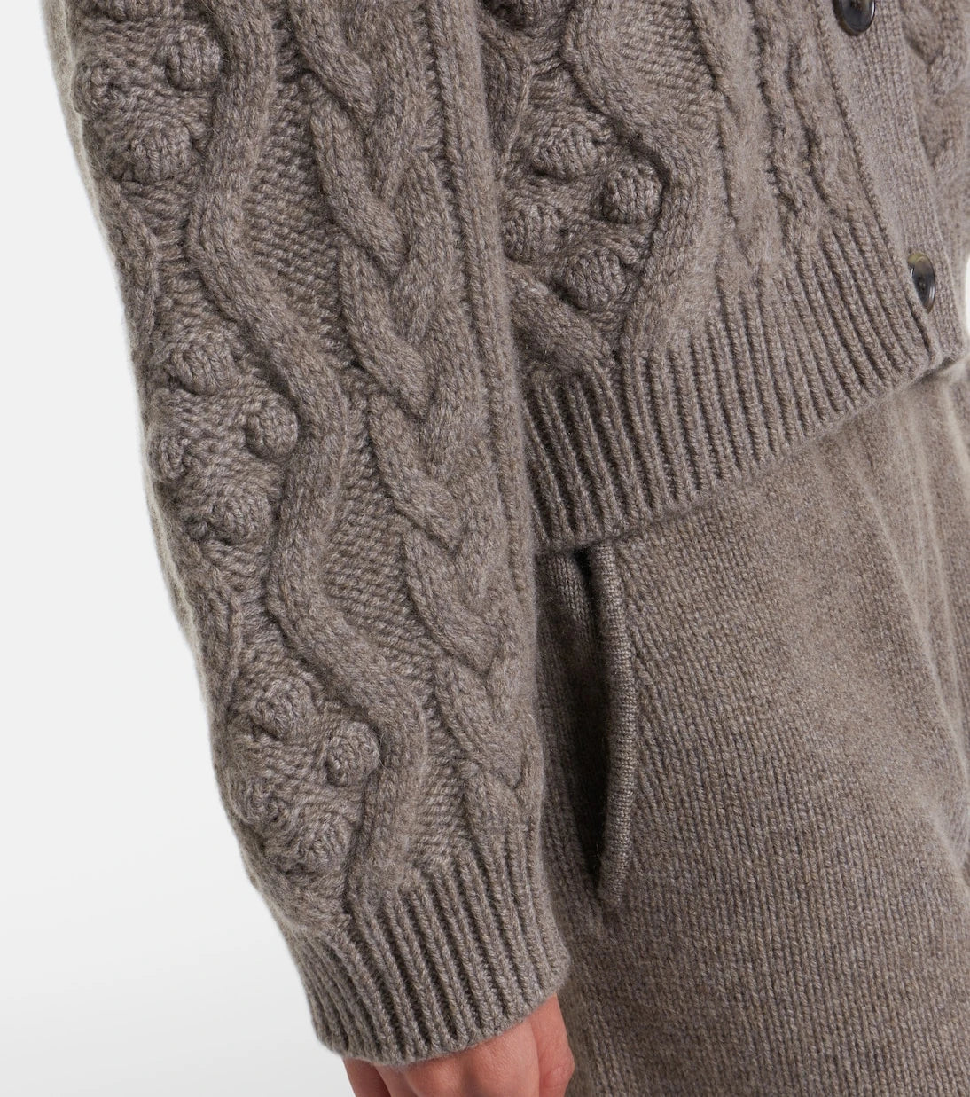 Lisa Yang - Winroe cable-knit cashmere cardigan