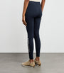 Max Mara Blue Logo Leggings