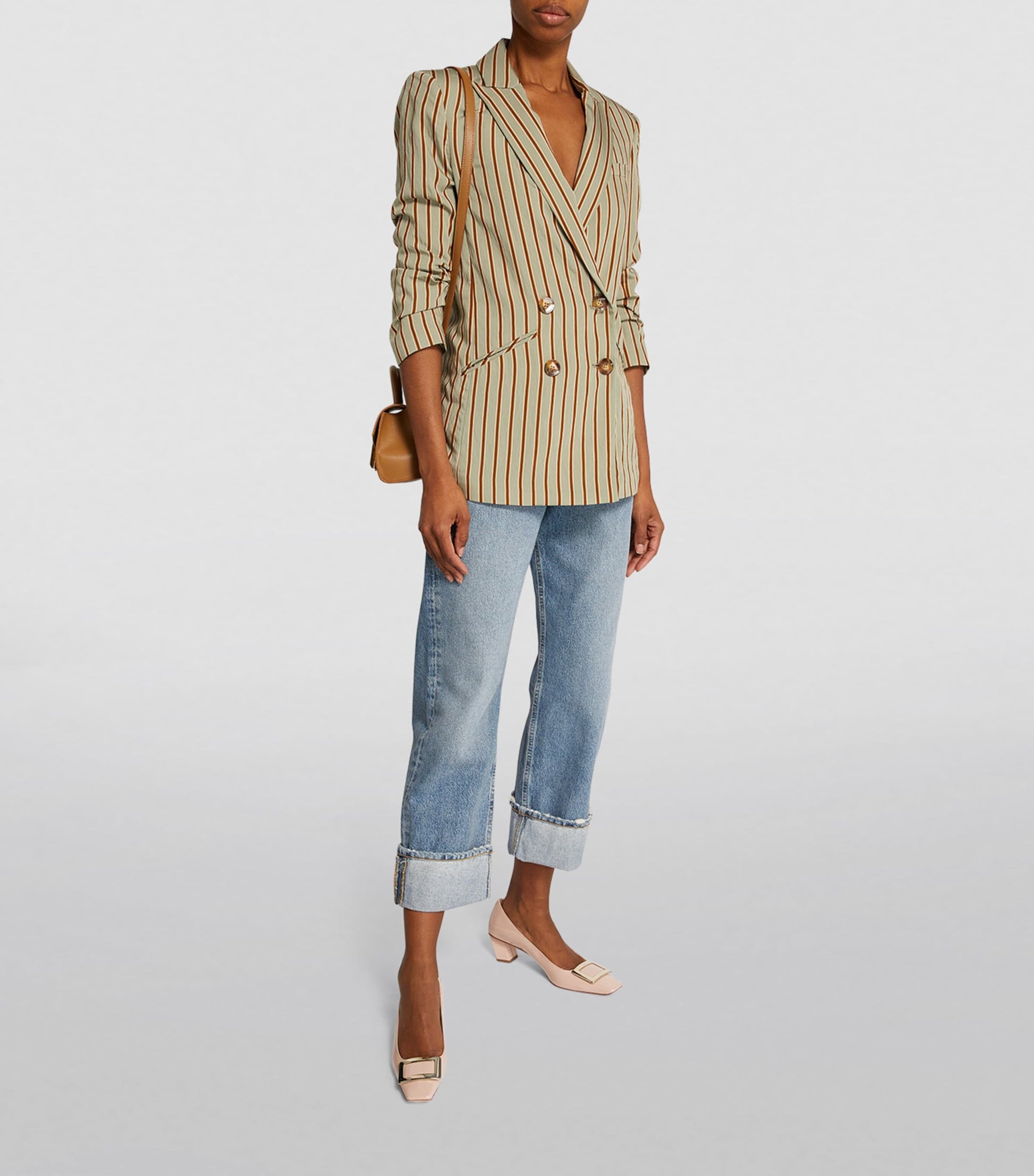 Roger Vivier Nude Belle Vivier Pumps 45