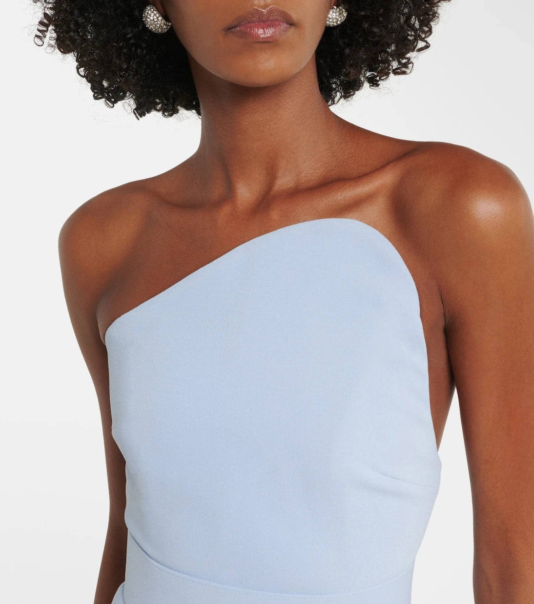 Solace London - Seraphina one-shoulder gown