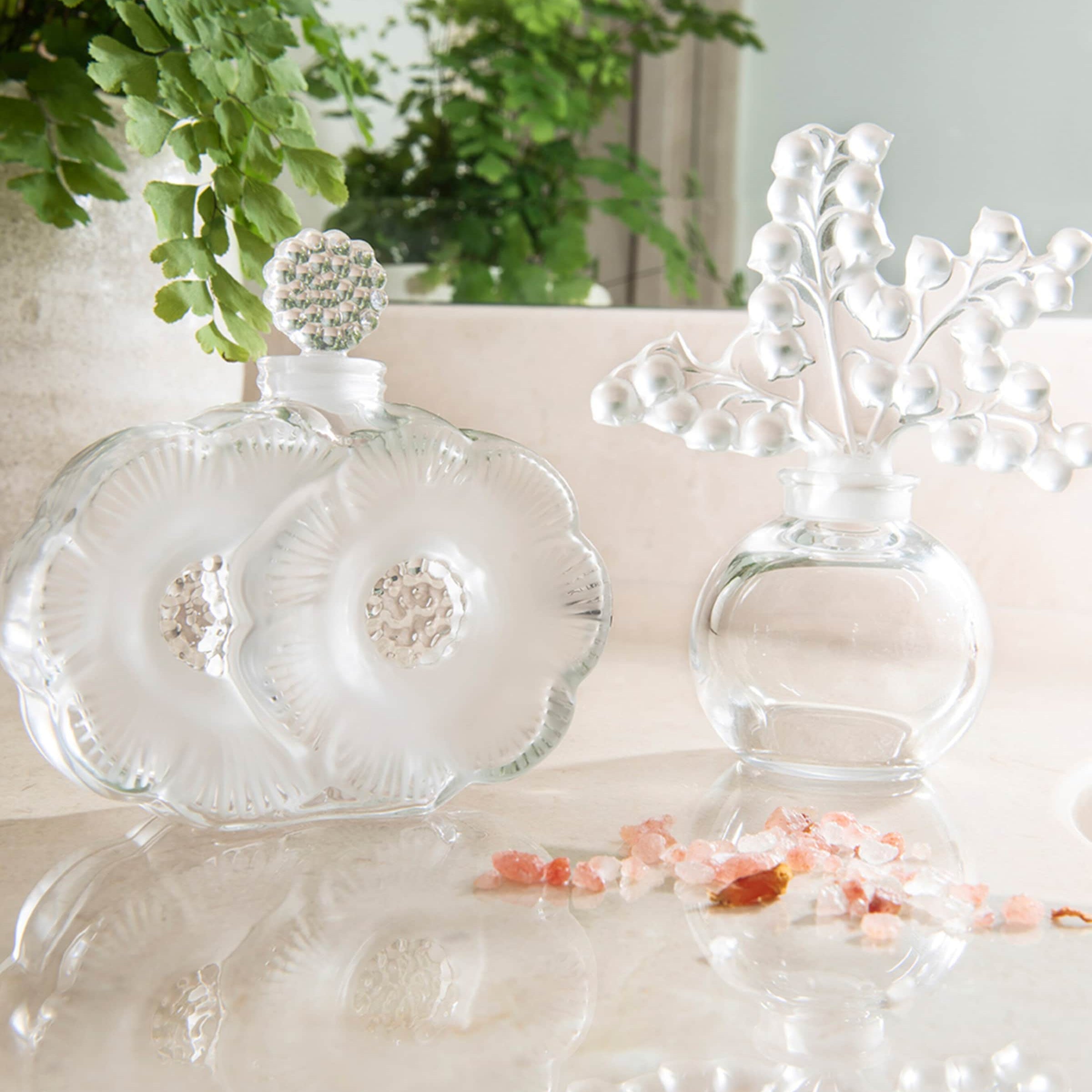 Crystal Deux Fleurs Perfume Bottle (50ml)