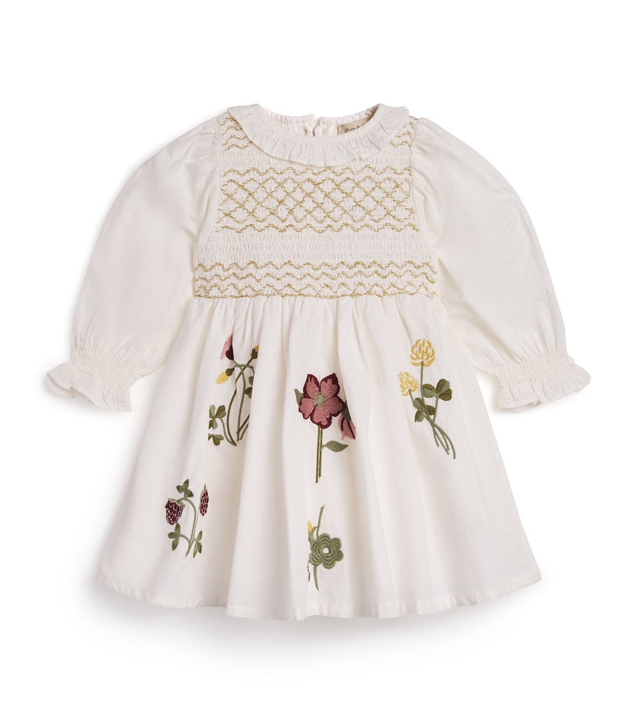 Shirley Bredal Embroidered Smocked Adele Dress (12 Months - 4 Years)