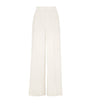 Brunello Cucinelli White Corduroy Wide-Leg Track Trousers