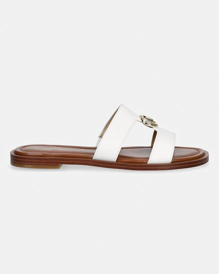 MICHAEL Michael Kors Kadın Deri Erin Flat Sandal