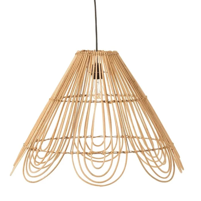 J-Line Rattan Asma Abajur 38,5 x 58 cm
