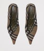 Burberry Beige Check Cameo Pumps 55