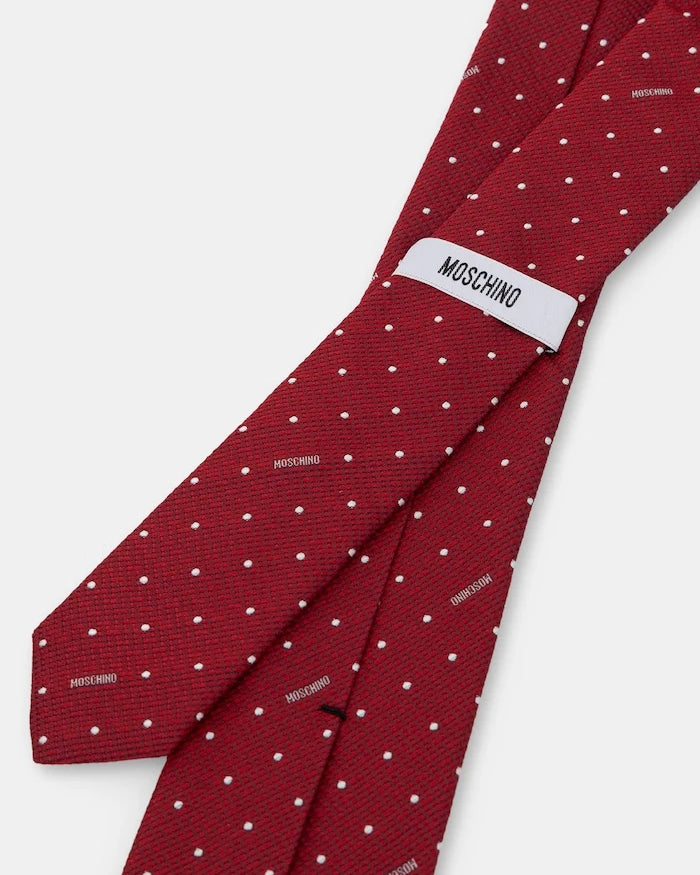Moschino erkek ipek kravat