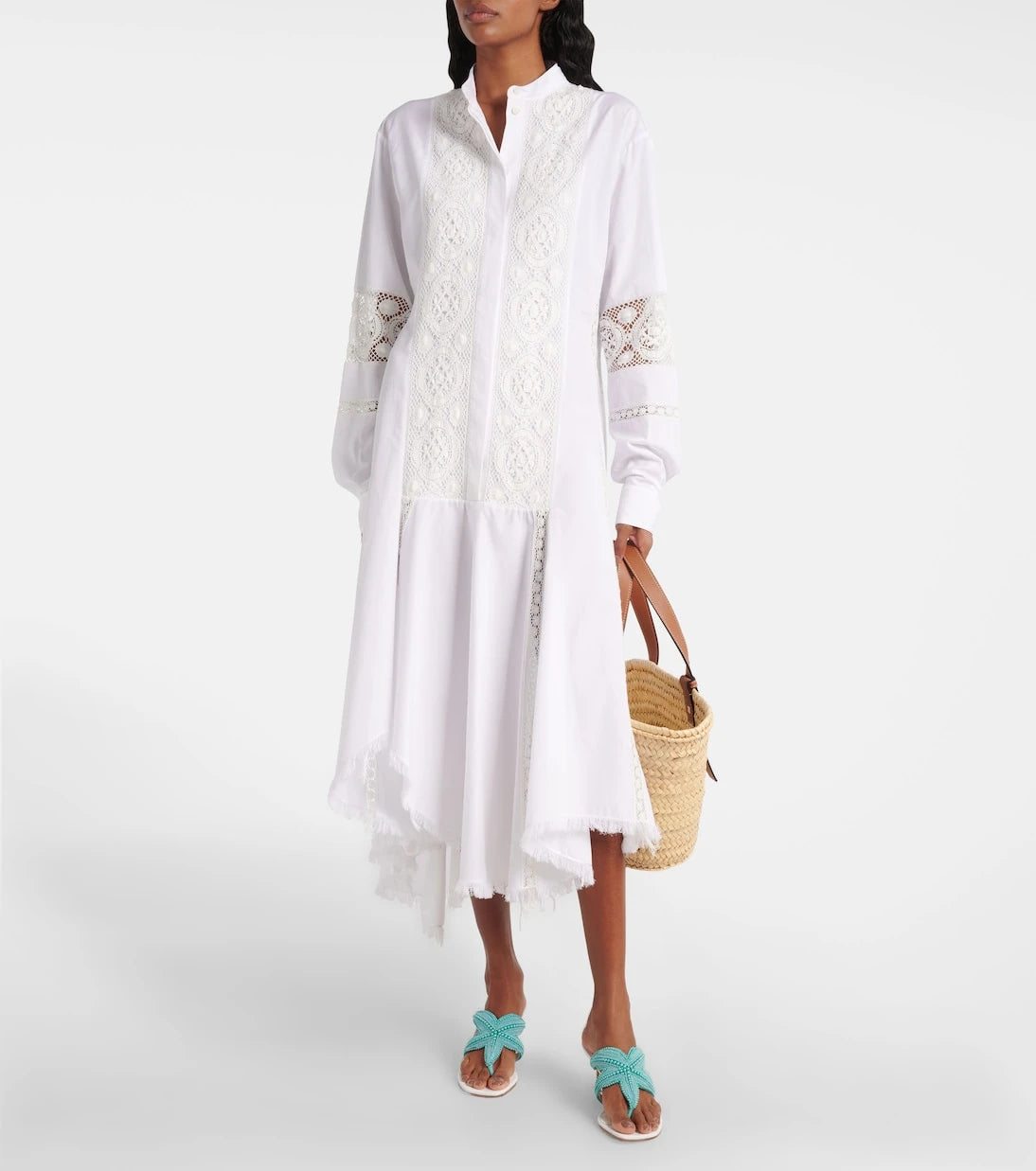 Aquazzura - صنادل ريف ستار 65 الجلدية ذات الحزام بين الأصابع