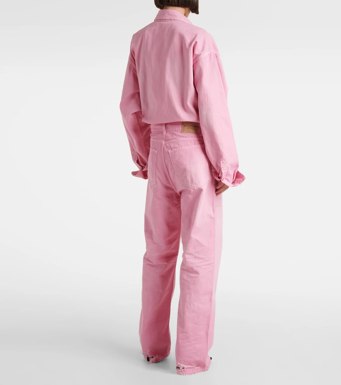 Balenciaga - جينز واسع الساق بخصرٍ عالٍ