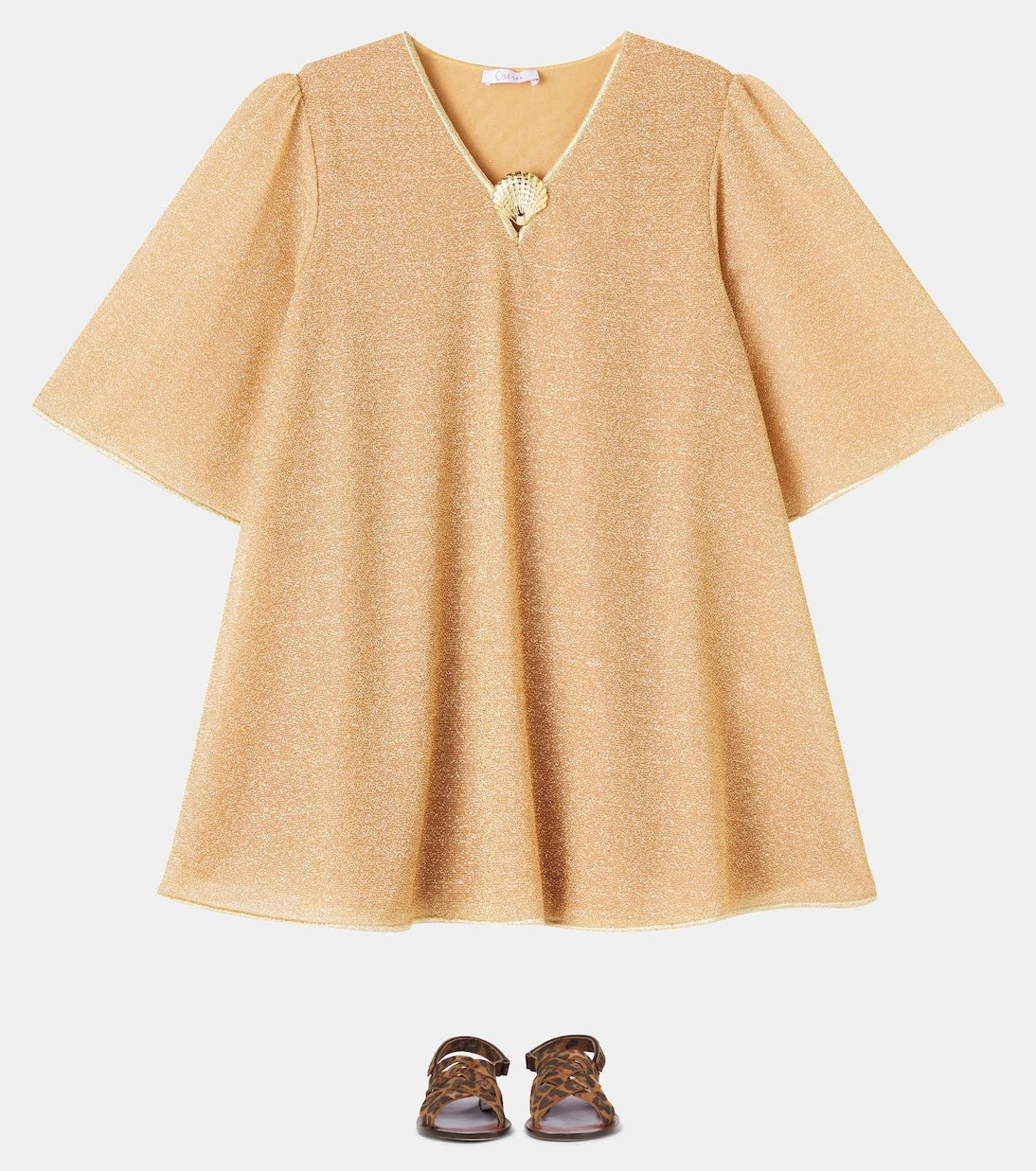 Oséree Kids - Lumière puff-sleeve dress
