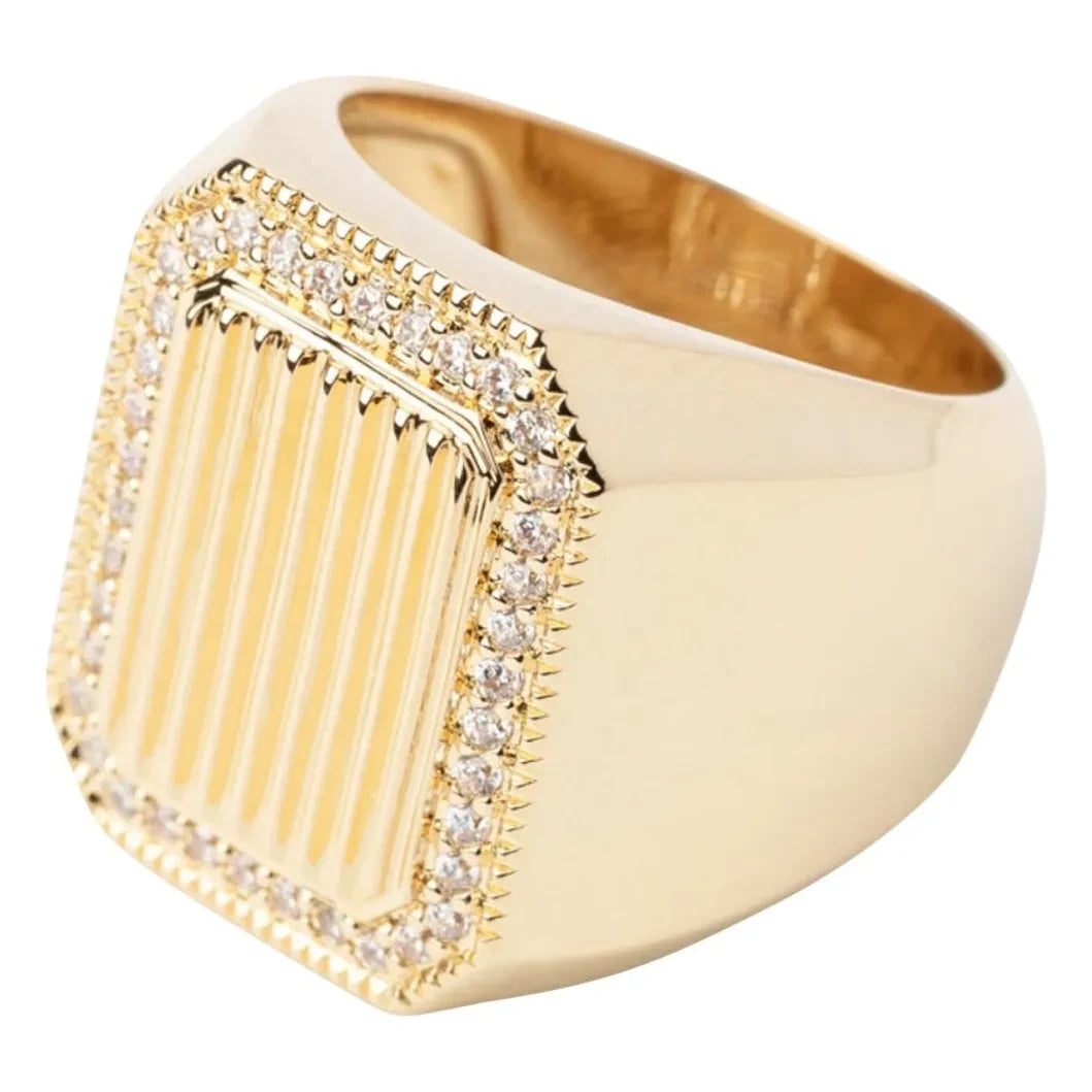 Sigal - Ribbed ring | Gold