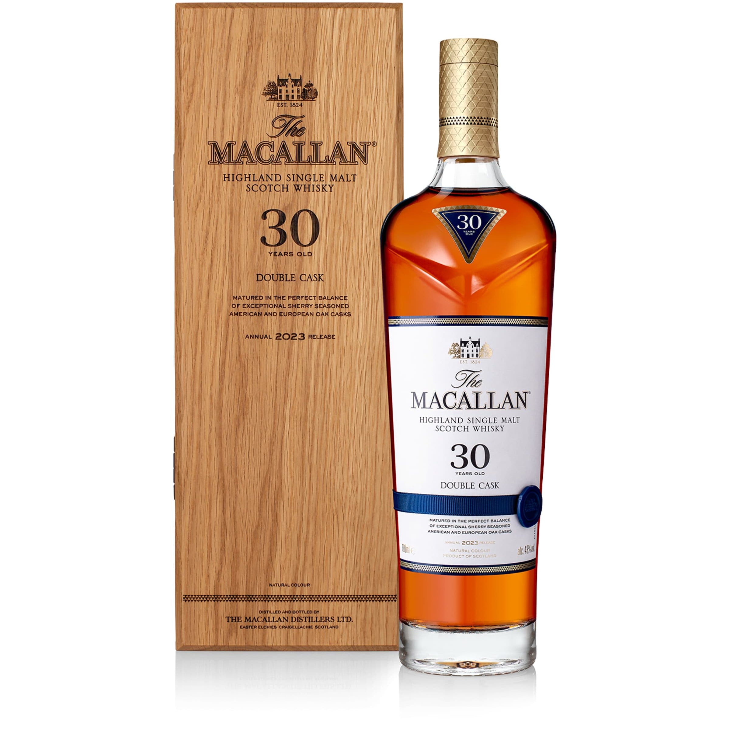 The Macallan Double Cask 30-Year-Old Single Malt Scotch Whisky (70cl)