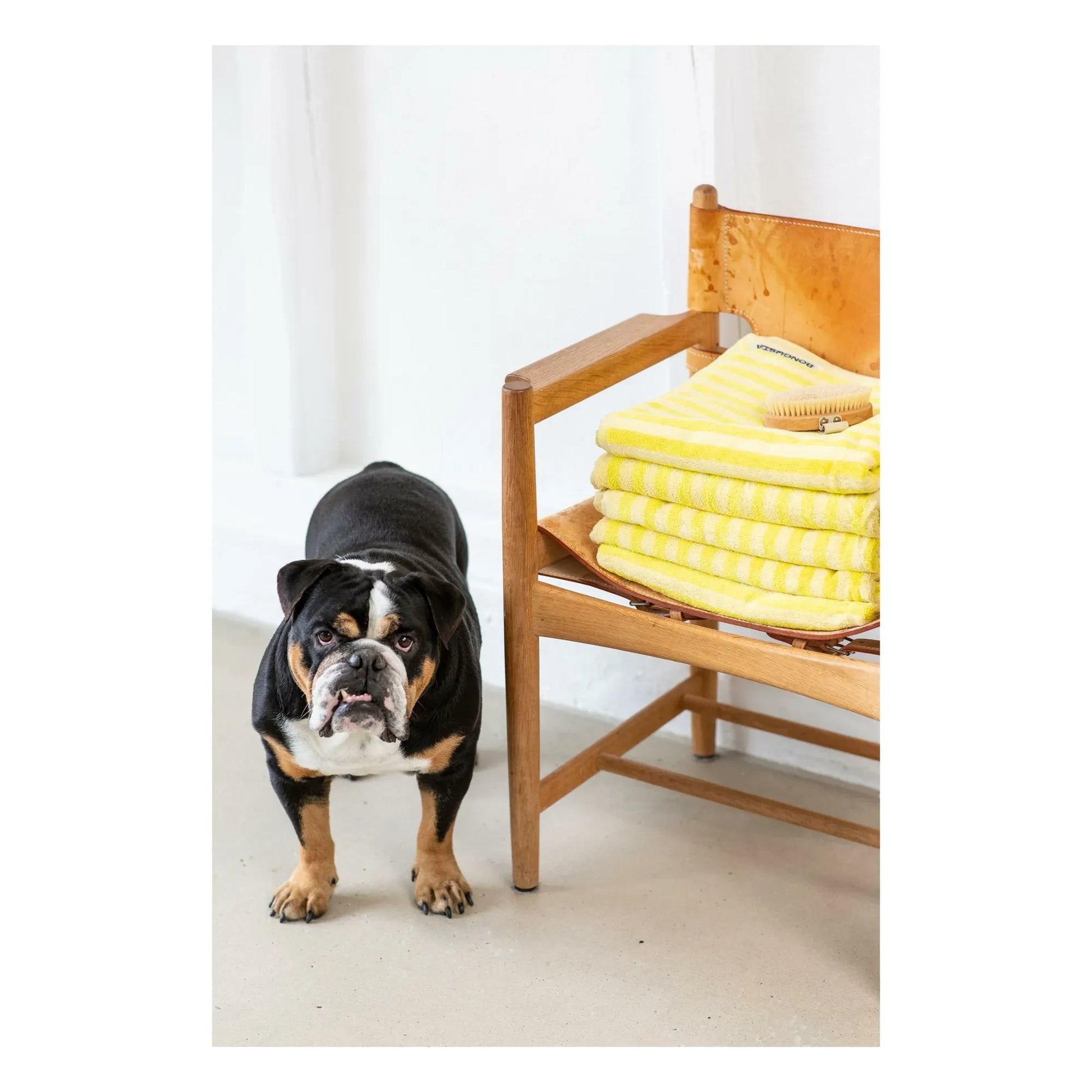 Bongusta - Naram bath towel | Yellow