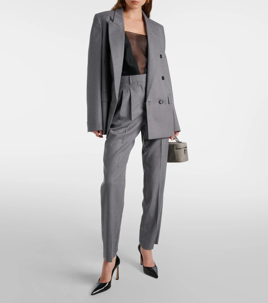 Stella McCartney - Wool flannel straight pants