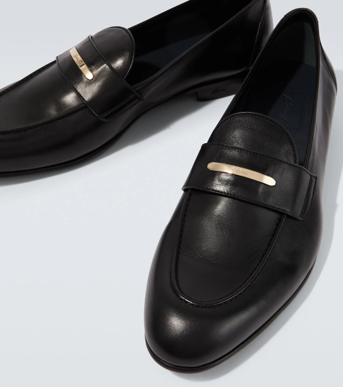 Brioni - Appia leather penny loafers